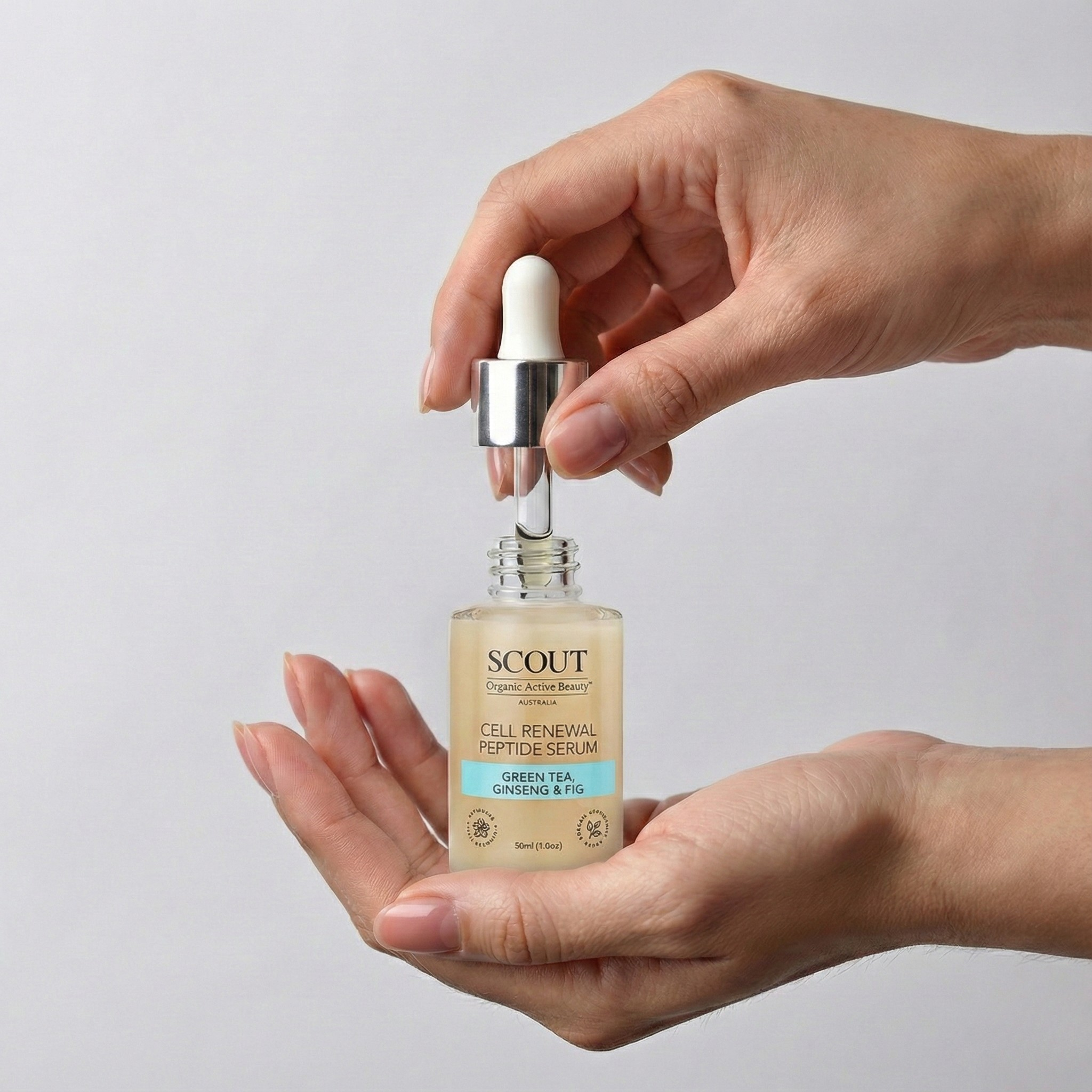 Cell Renewal Peptide Serum with Green Tea, Ginseng & Fig