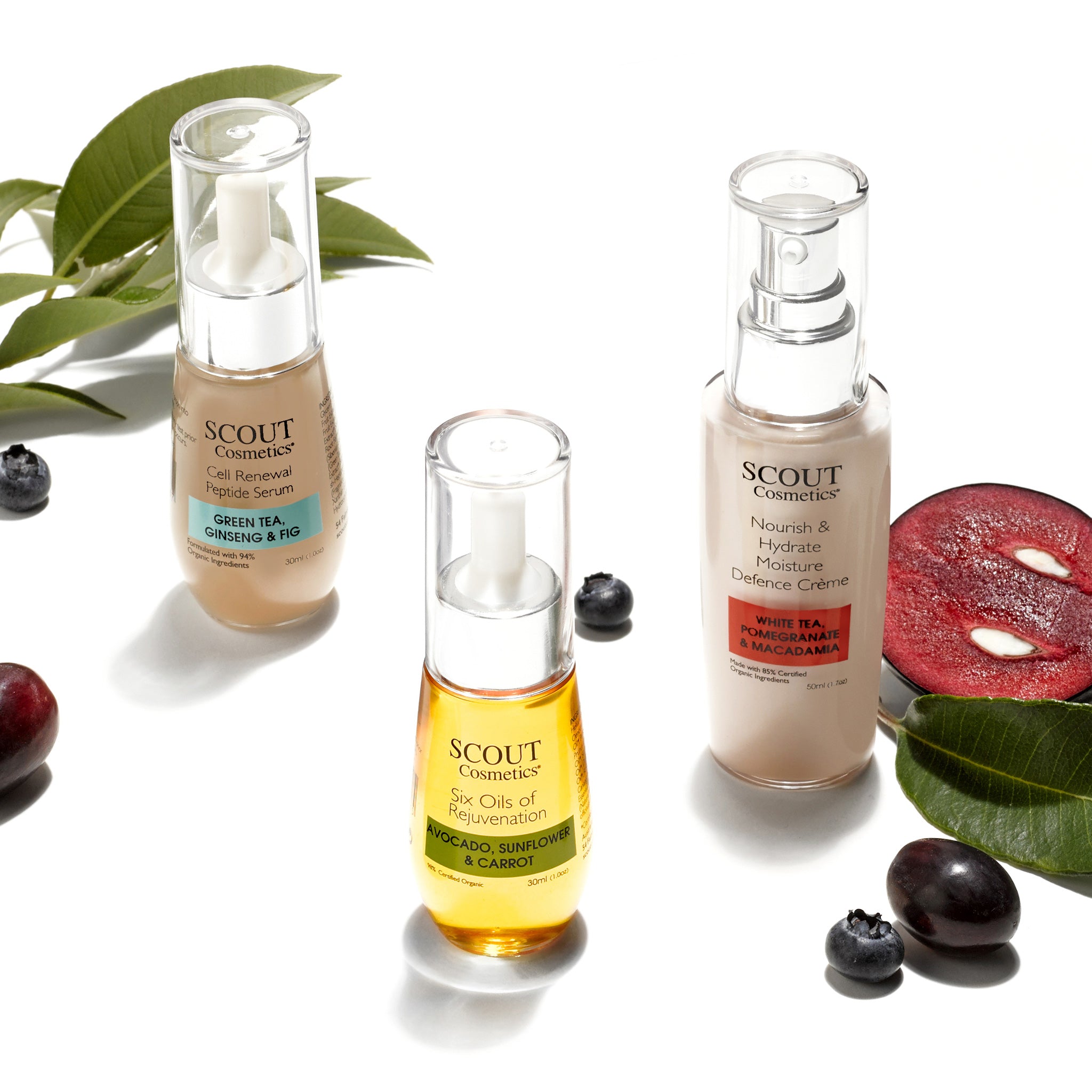 Anti-Ageing Luxury Trio certified Organic anti aging skincare