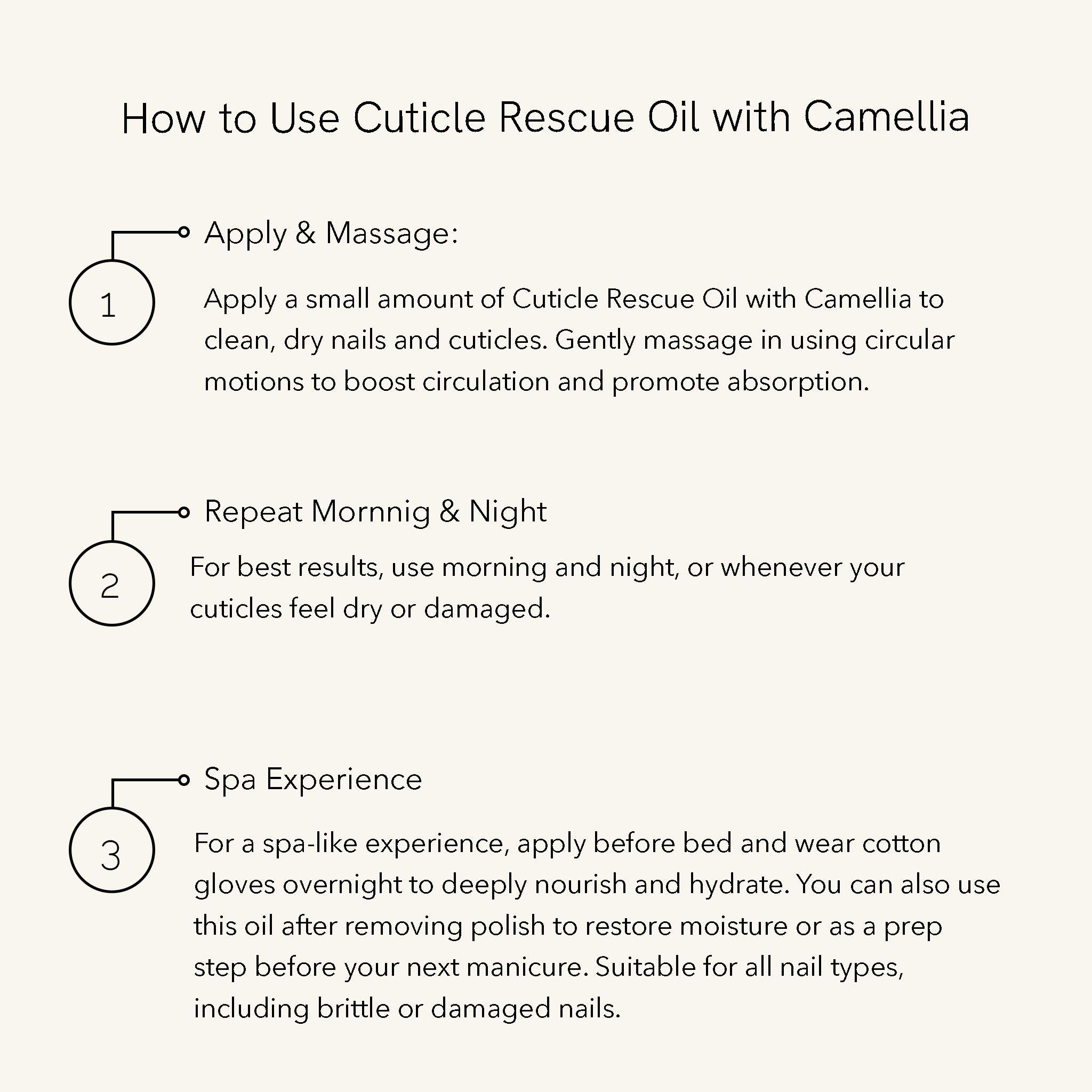 How to use SCOUT Cuticle Rescue Oil with dropper applicator shown on clean nails, promoting natural nail care and Australian clean beauty treatment.