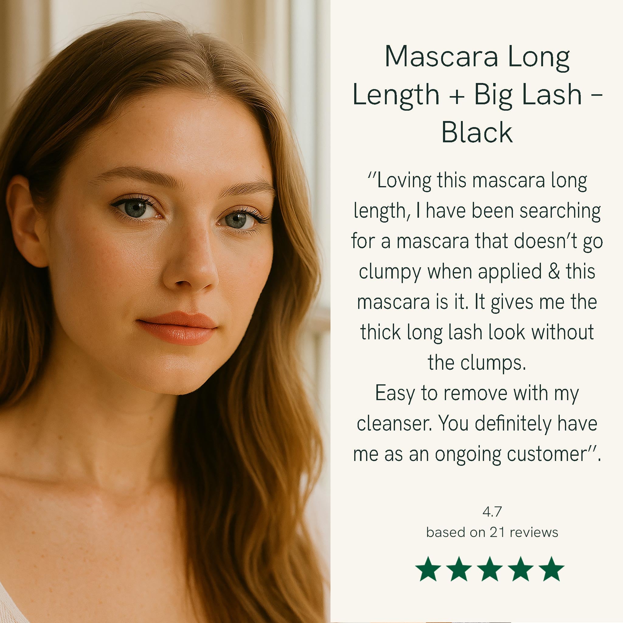 Mascara Long Length + Big Lash – Black