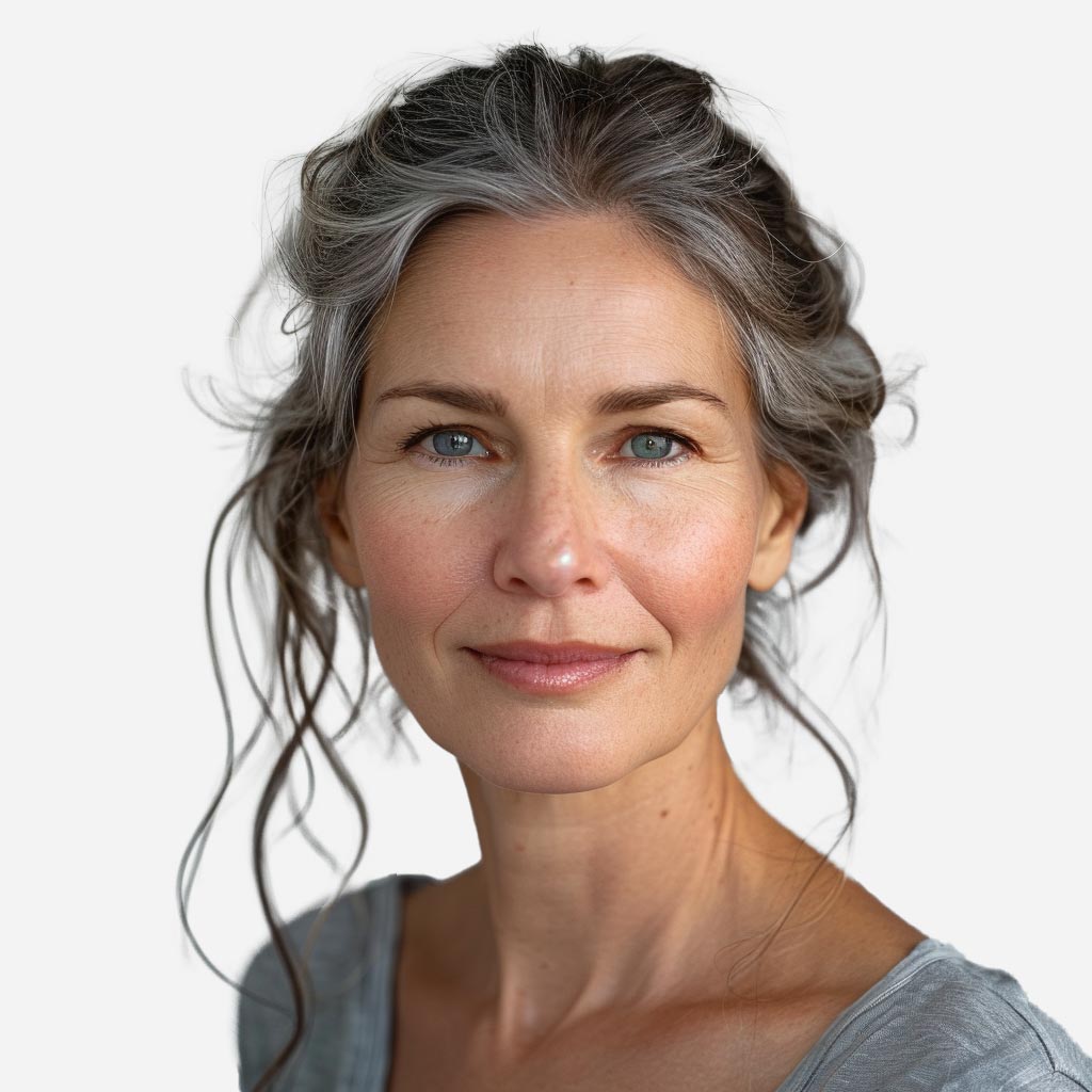 Mature skin with best mineral powder foundation from the Organic Cosmetics Range
