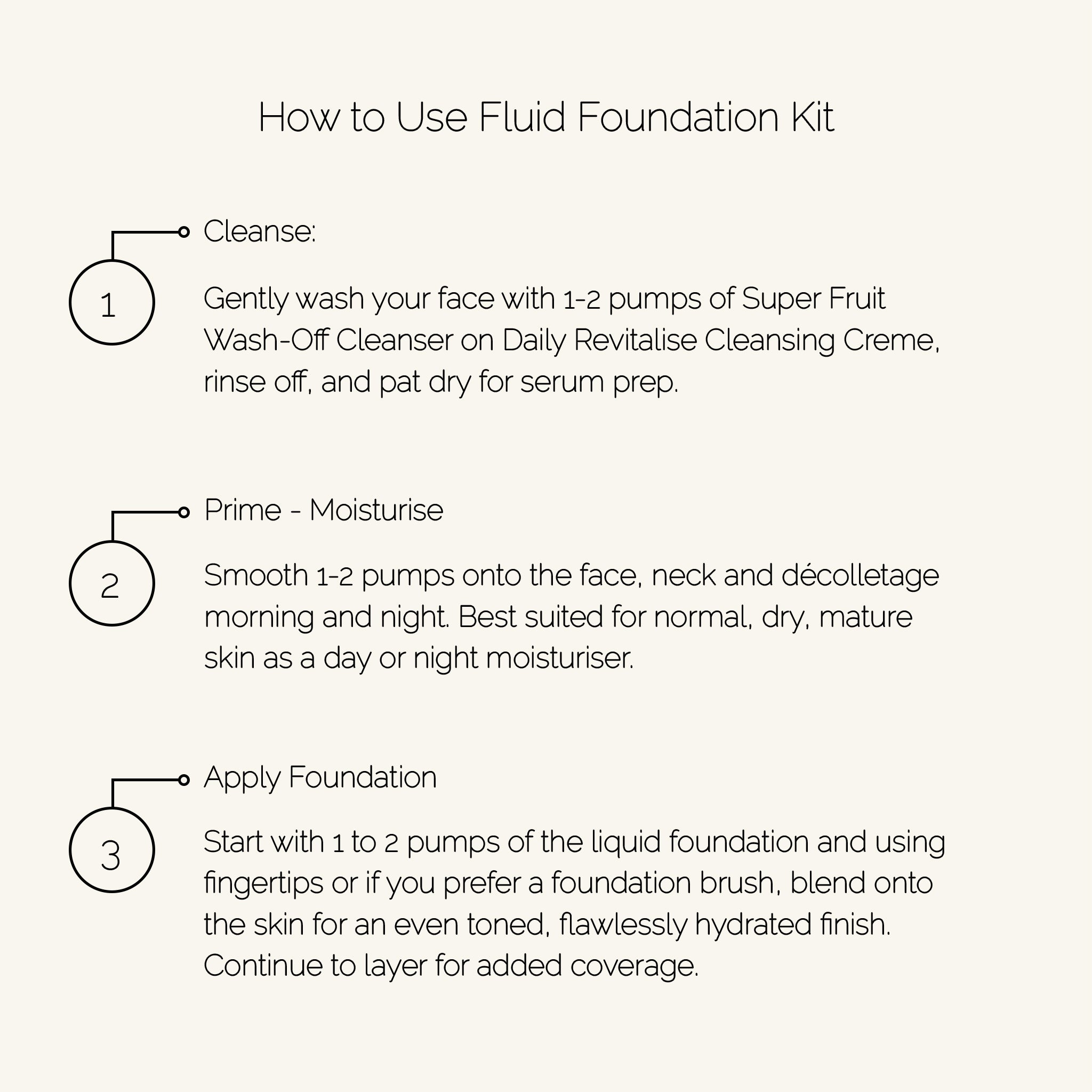 Organic Healthy Glow Fluid Foundation with Rose & Grapefruit