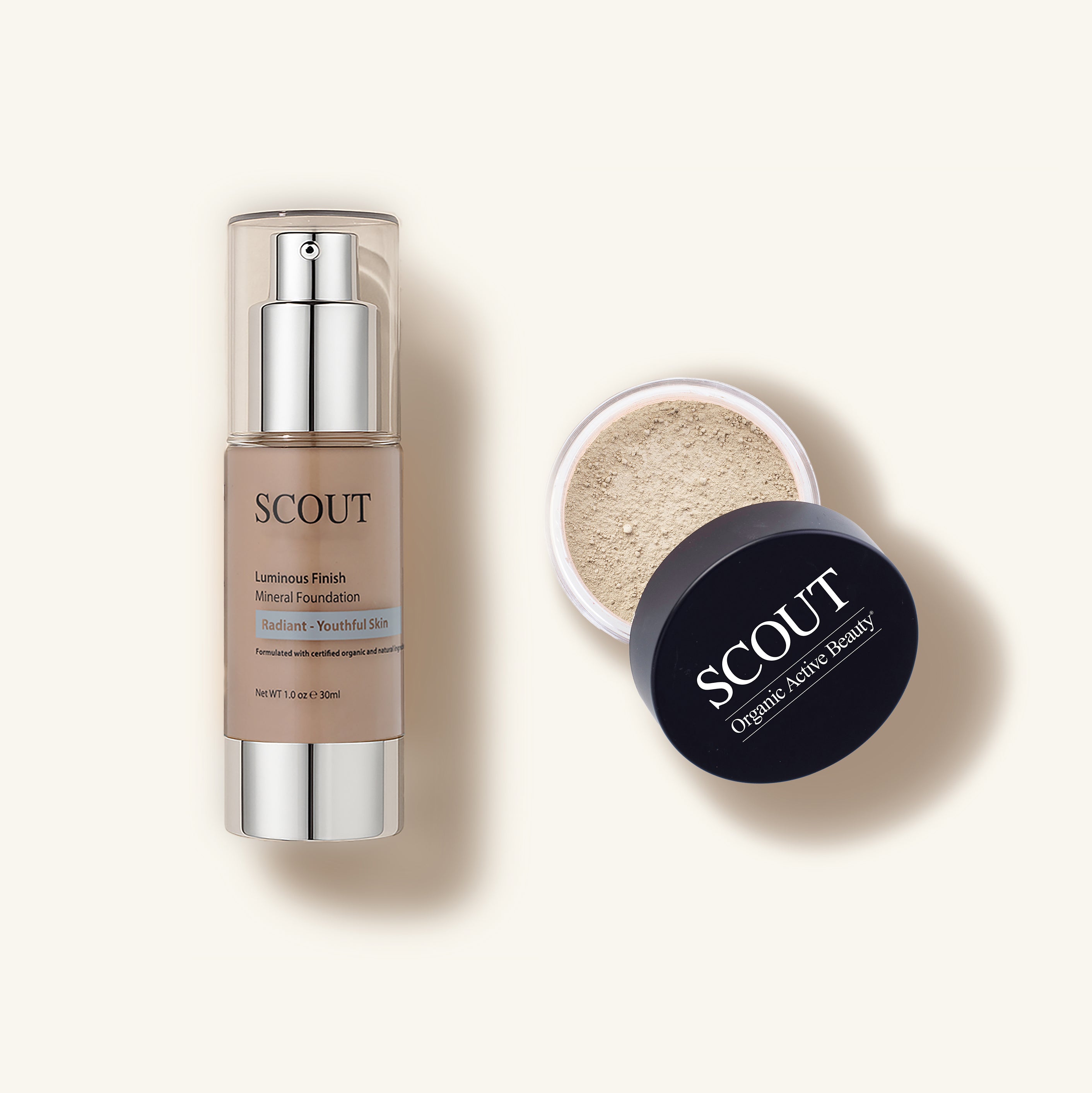 Fluid & Powder Foundation Set for All Skin Types