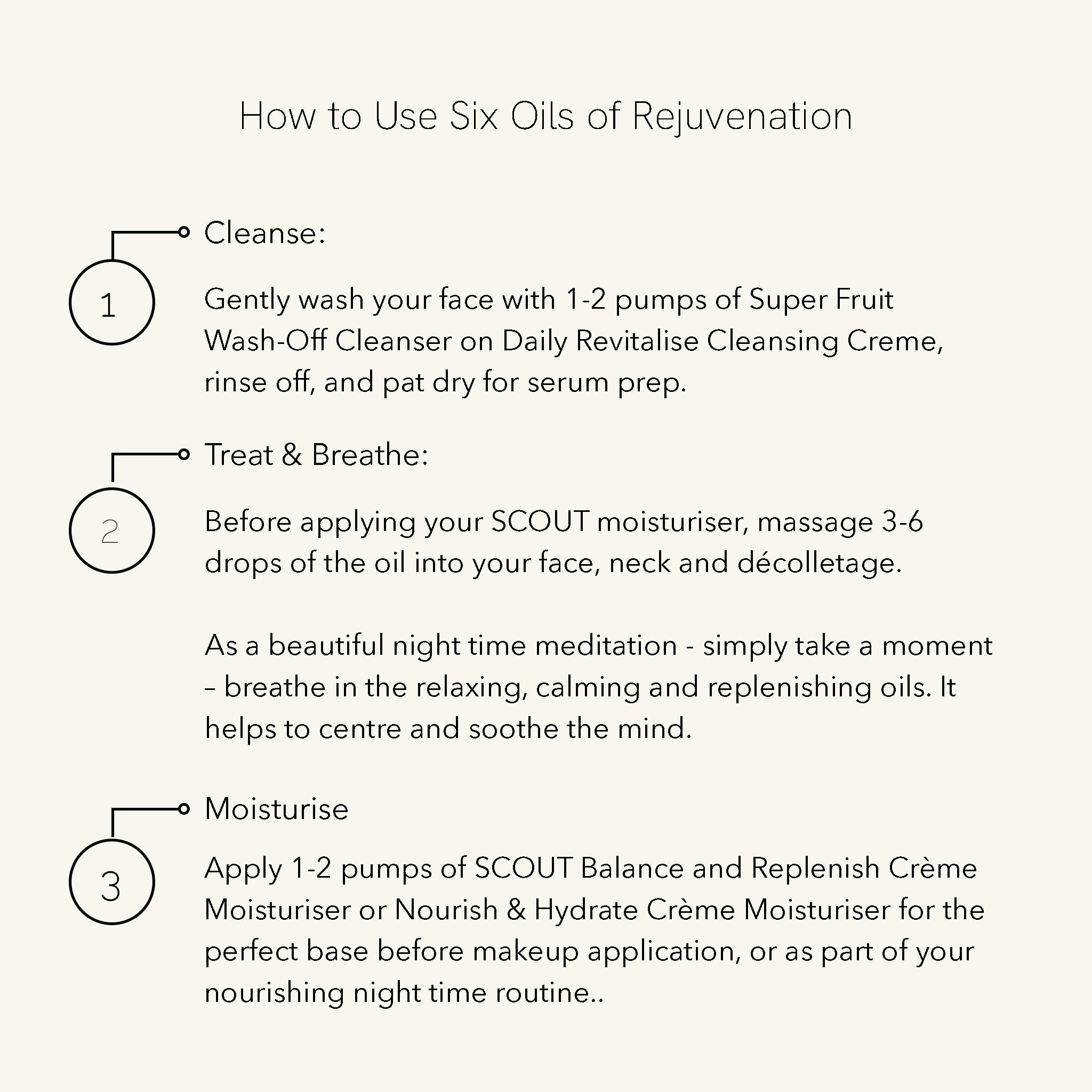 Six Oils of Rejuvenation