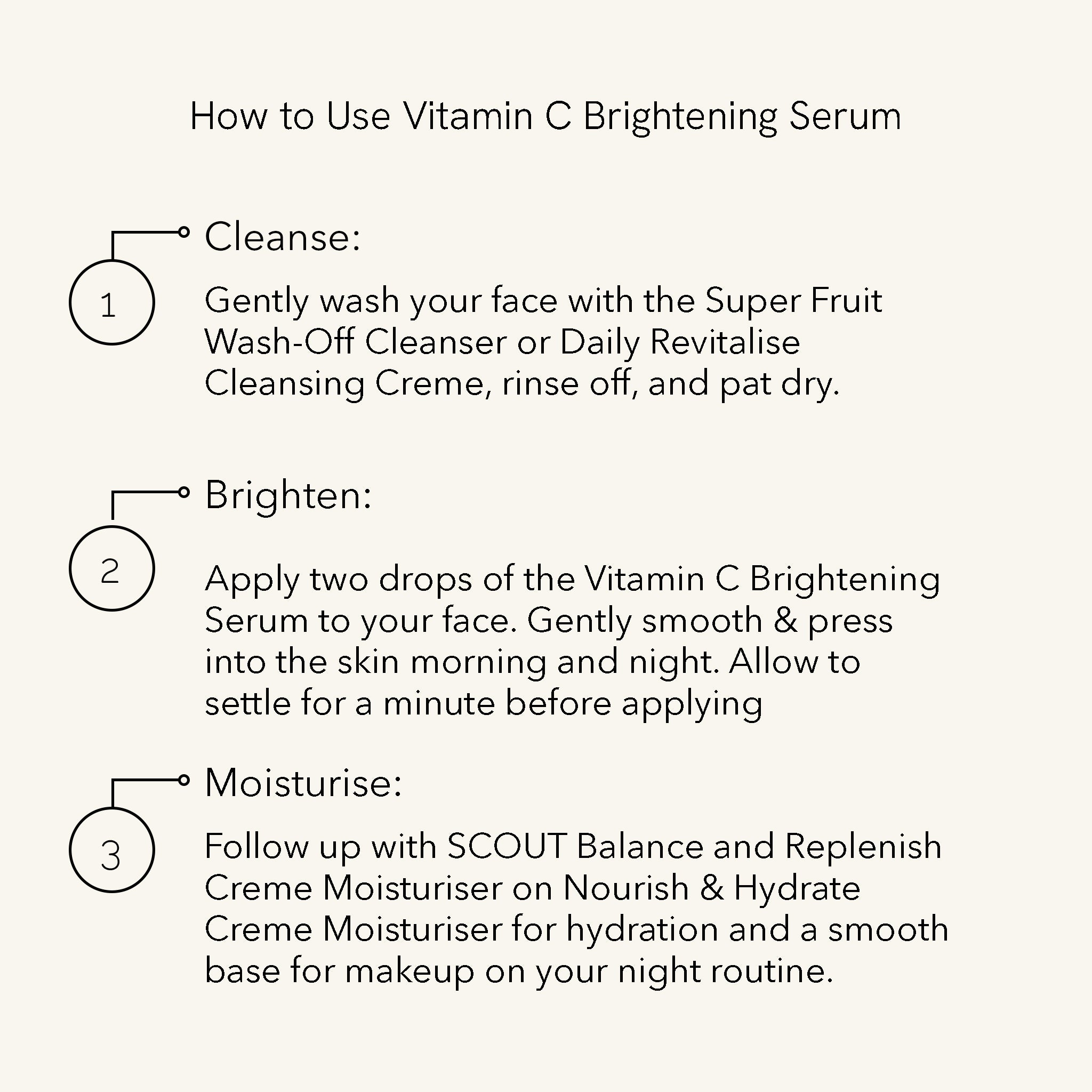 Vitamin C Brightening Serum with Kakadu Plum, Turmeric & Rosehip