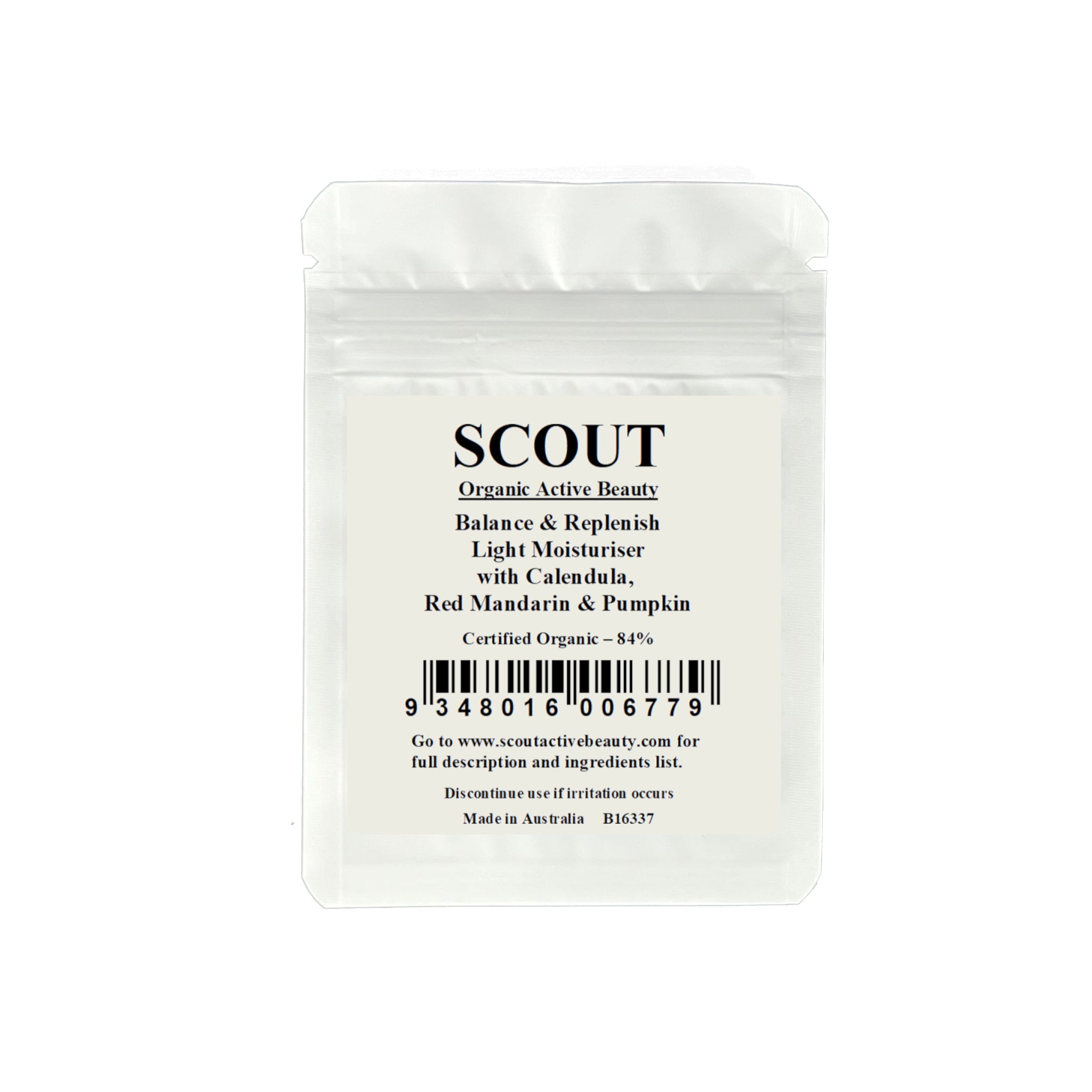 SCOUT Sample Sachet