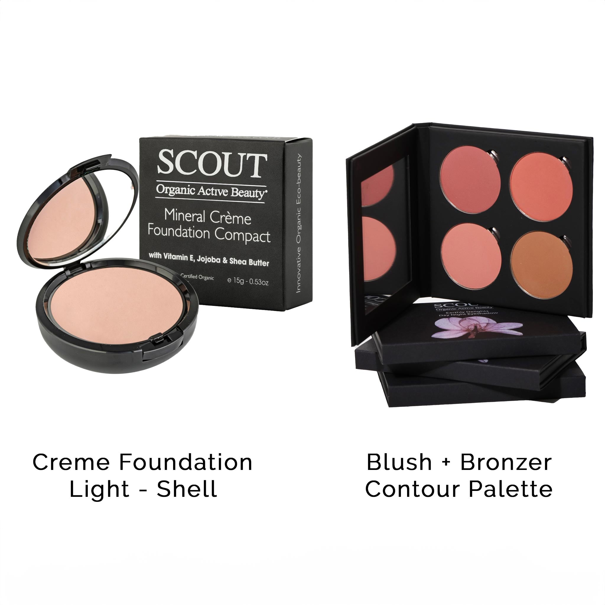 Foundation & Blush Bronzer Contour Set