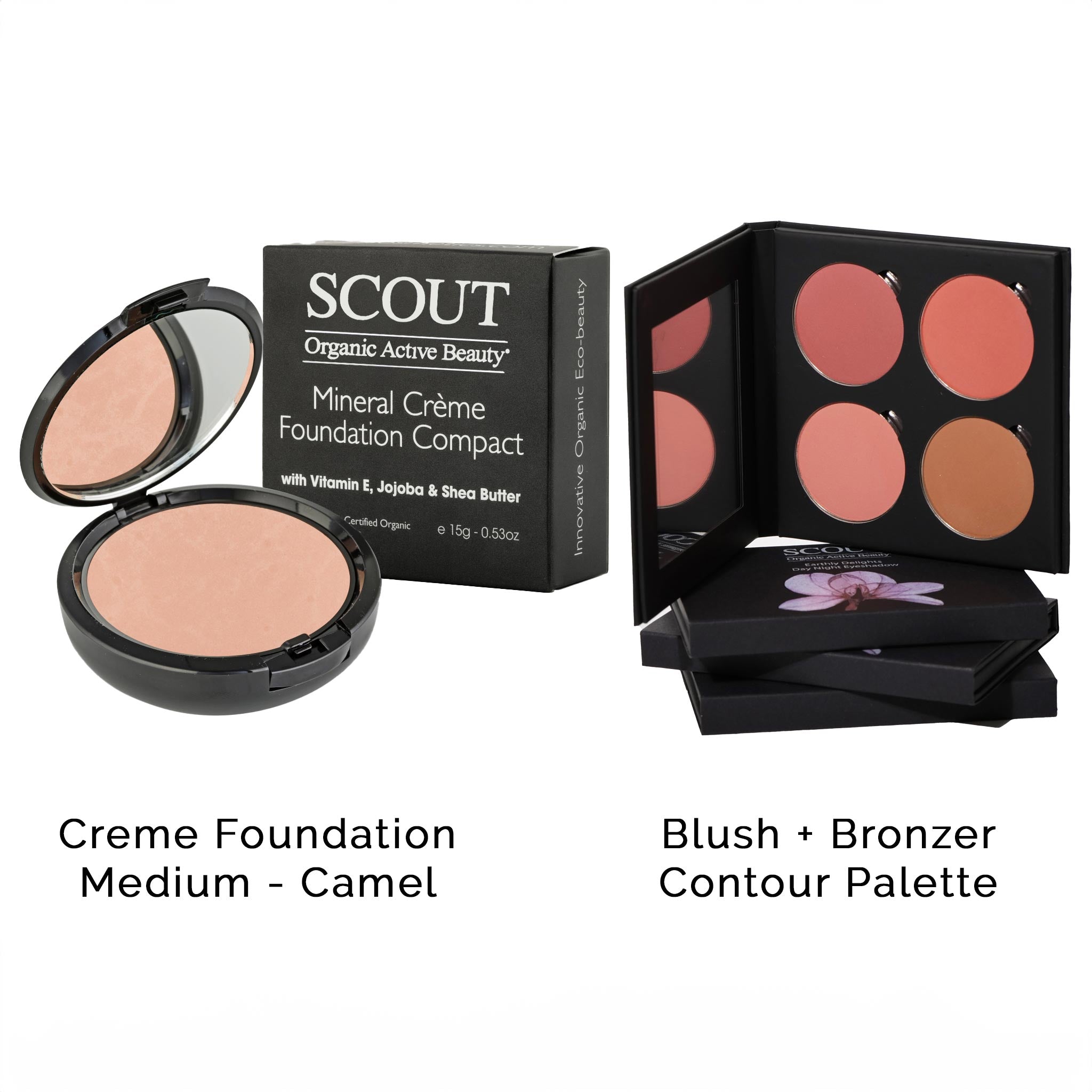 Foundation & Blush Bronzer Contour Set