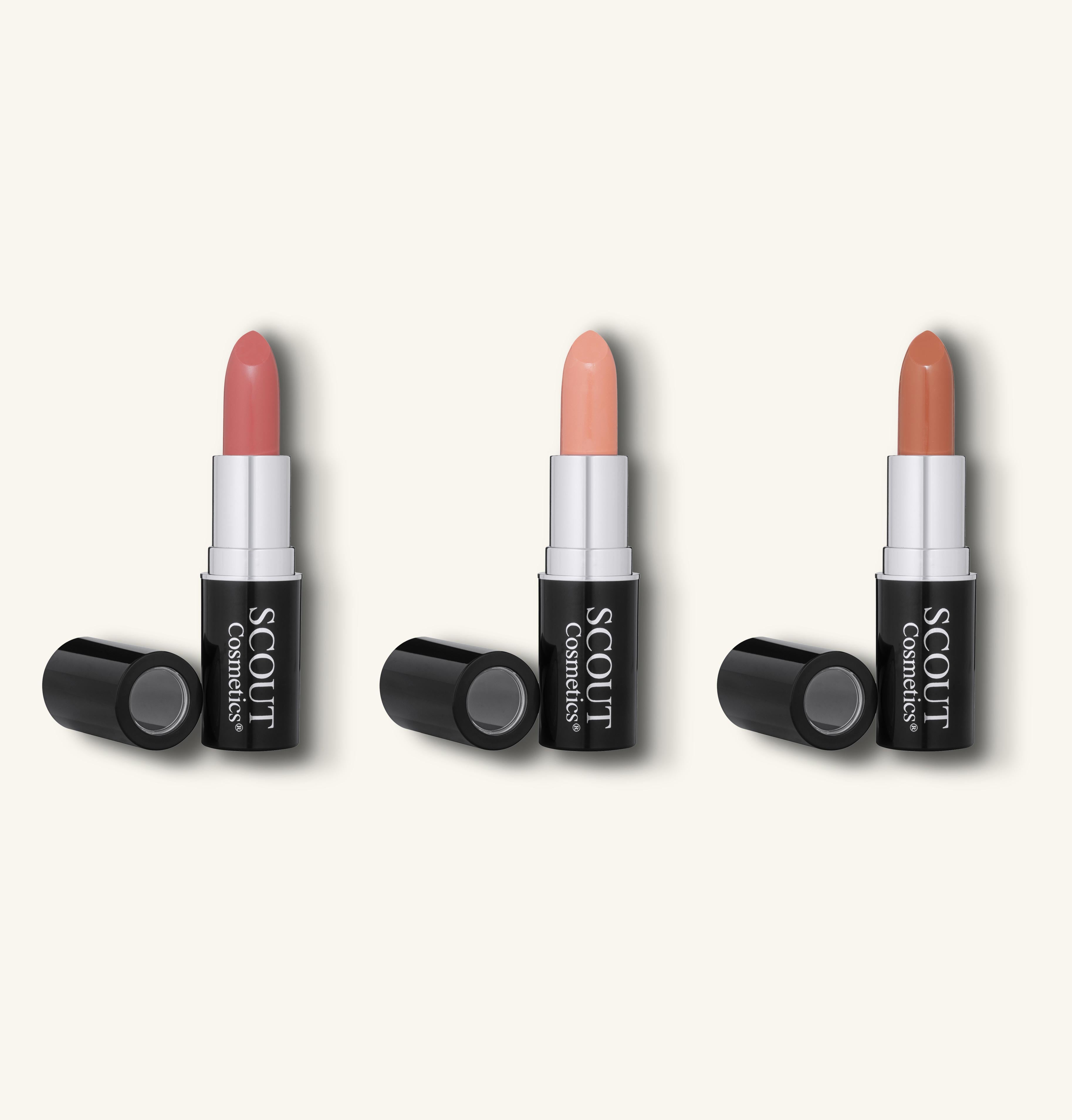 Delicately Nude Lipstick Trio