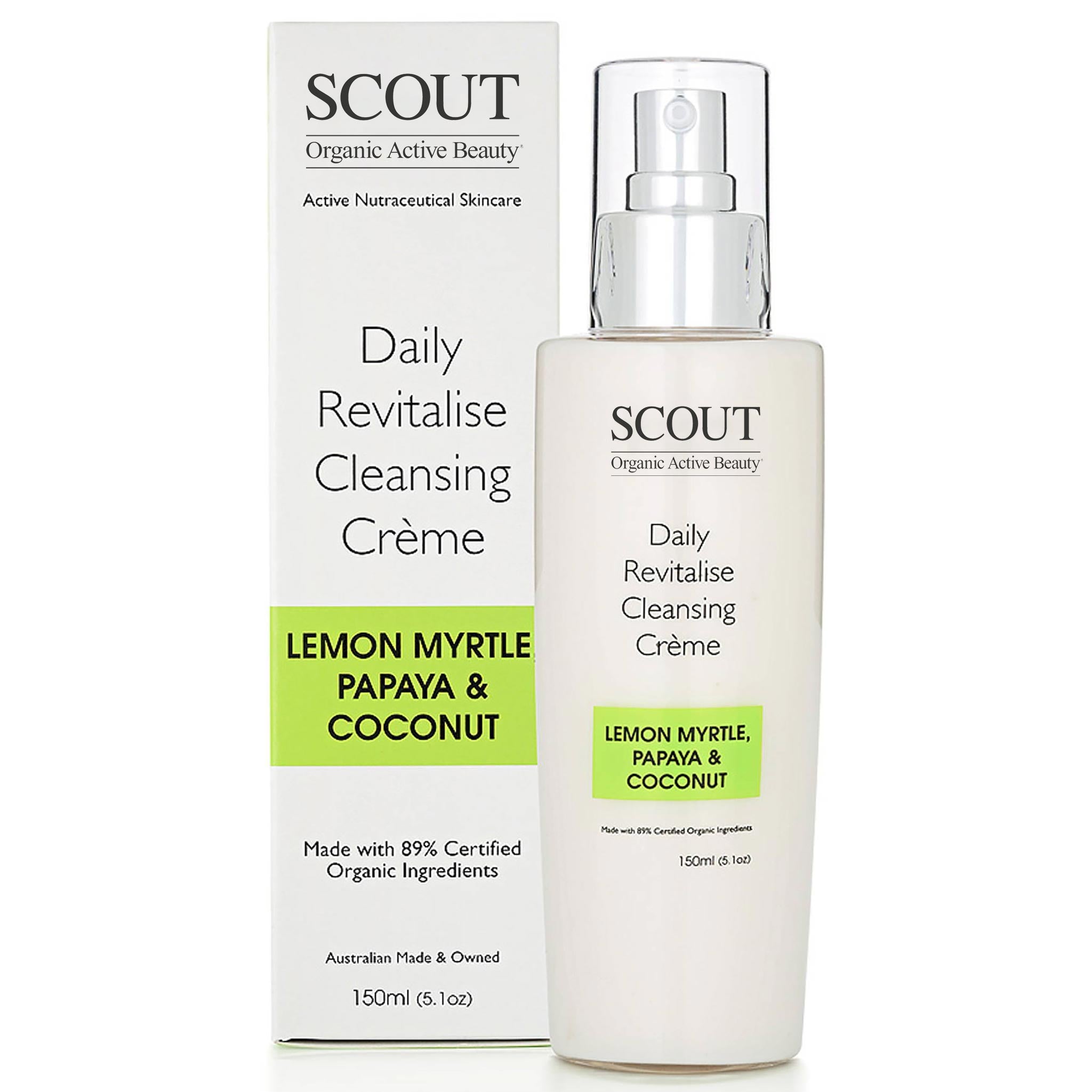 Daily Revitalise Cleansing Crème with Lemon Myrtle, Papaya and Coconut