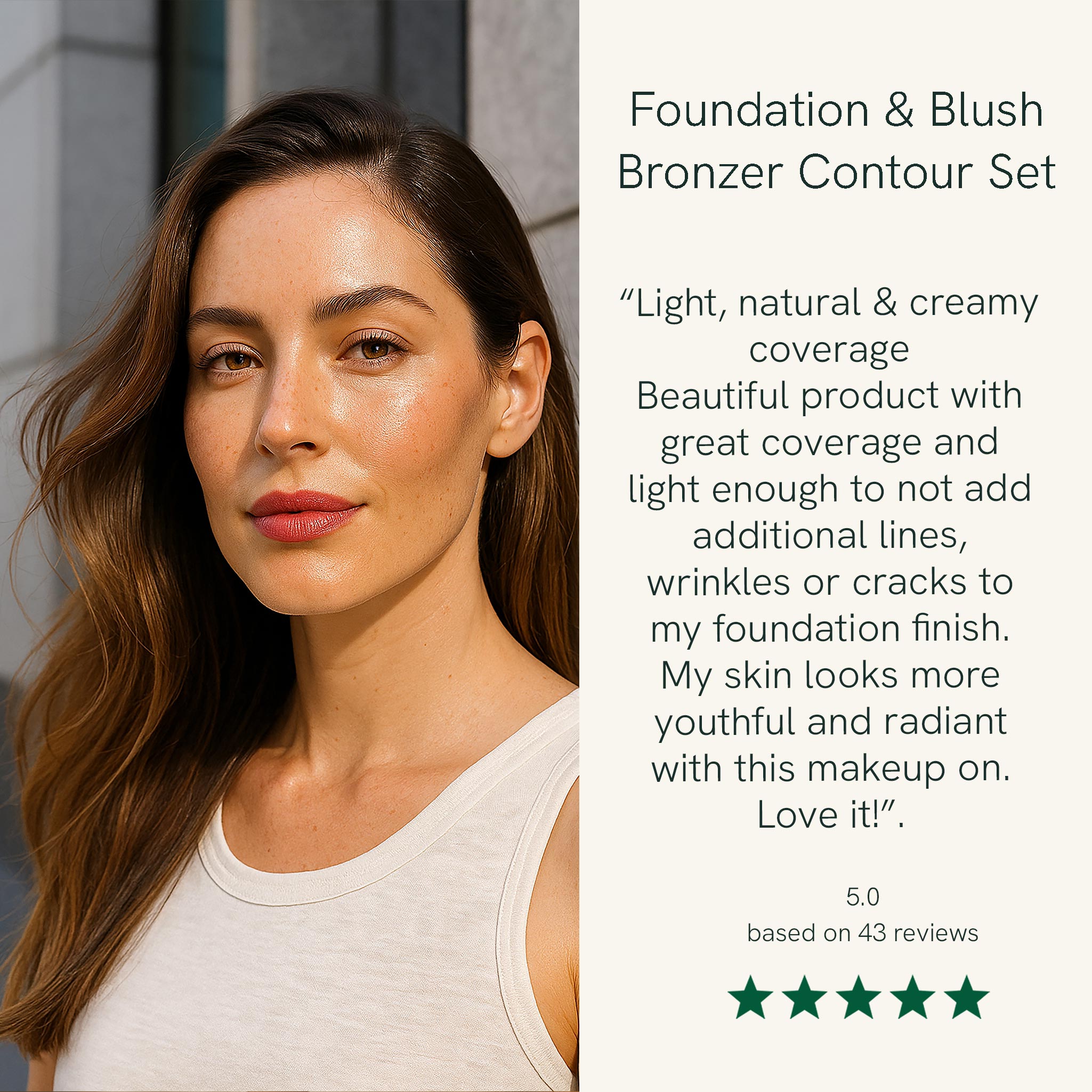 Foundation & Blush Bronzer Contour Set