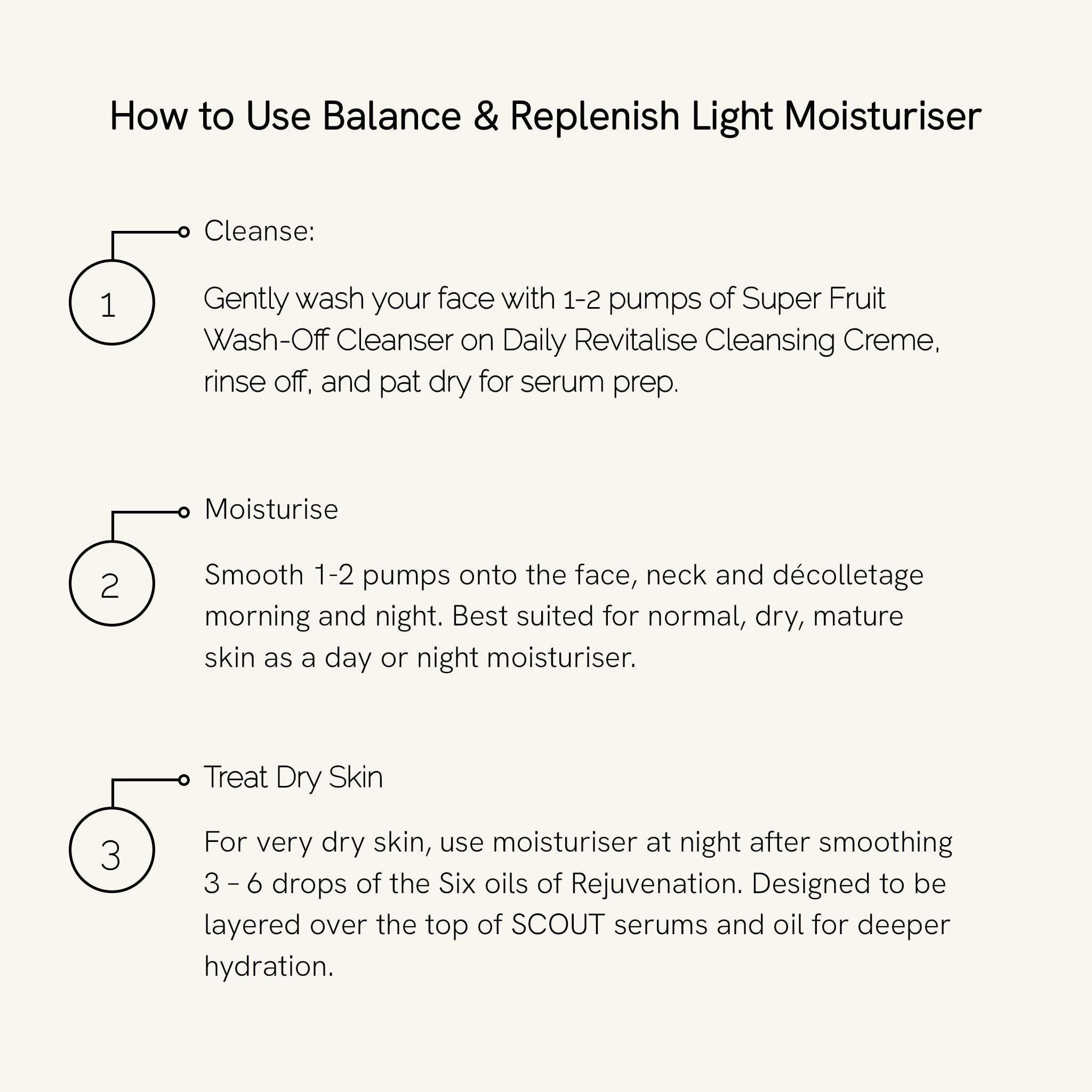 Balance & Replenish Light Moisturiser with Calendula, Red Mandarin & Pumpkin