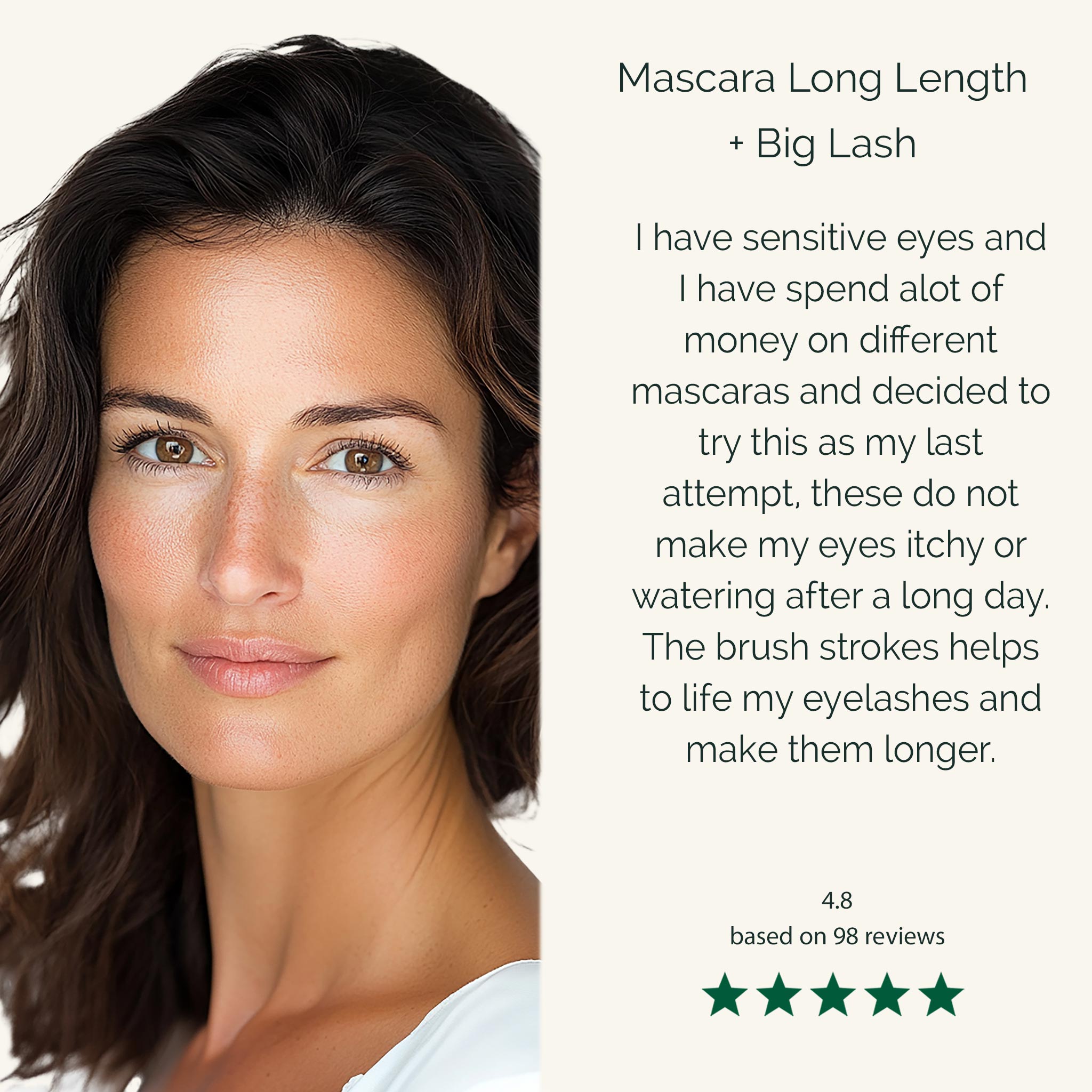 Mascara Long Length + Big Lash – Black