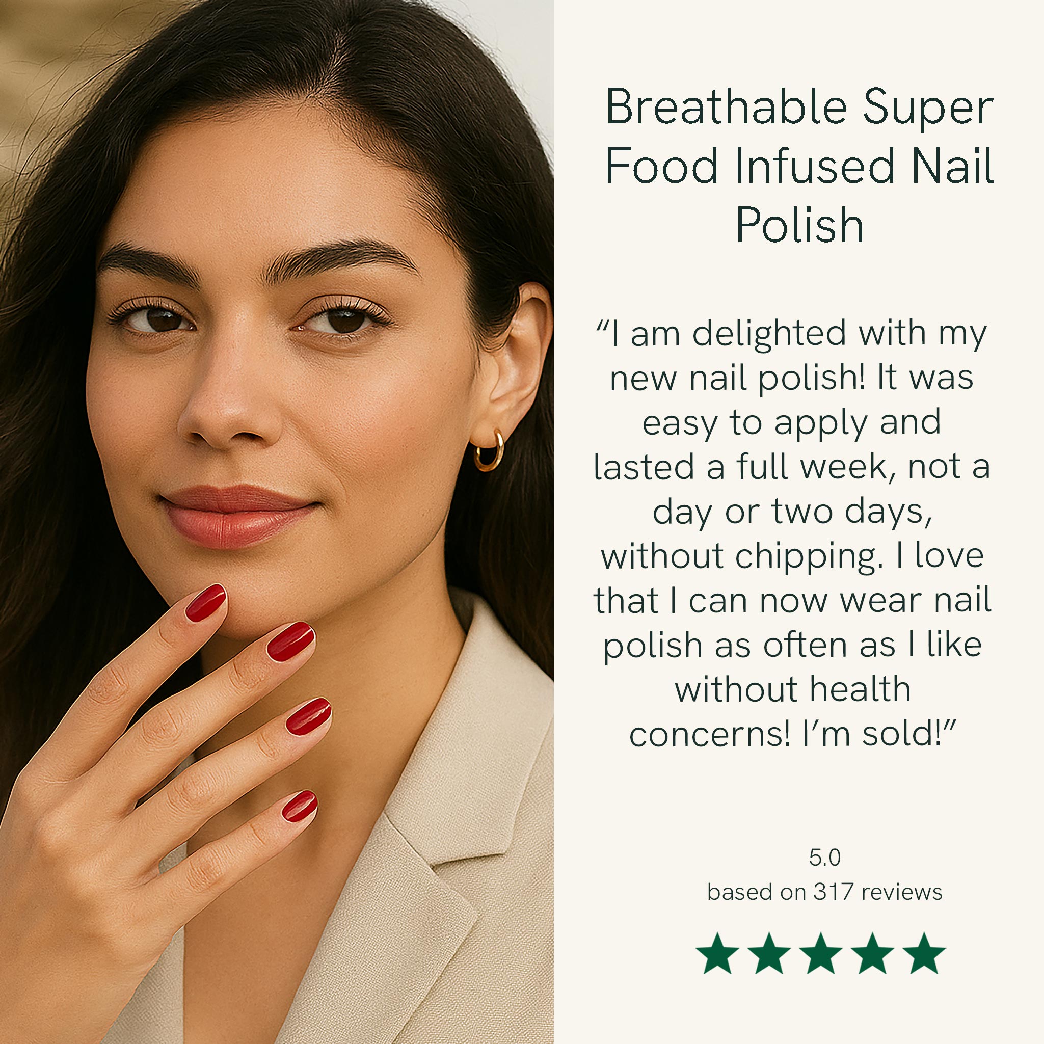 Breathable Super Food Infused Nail Polish