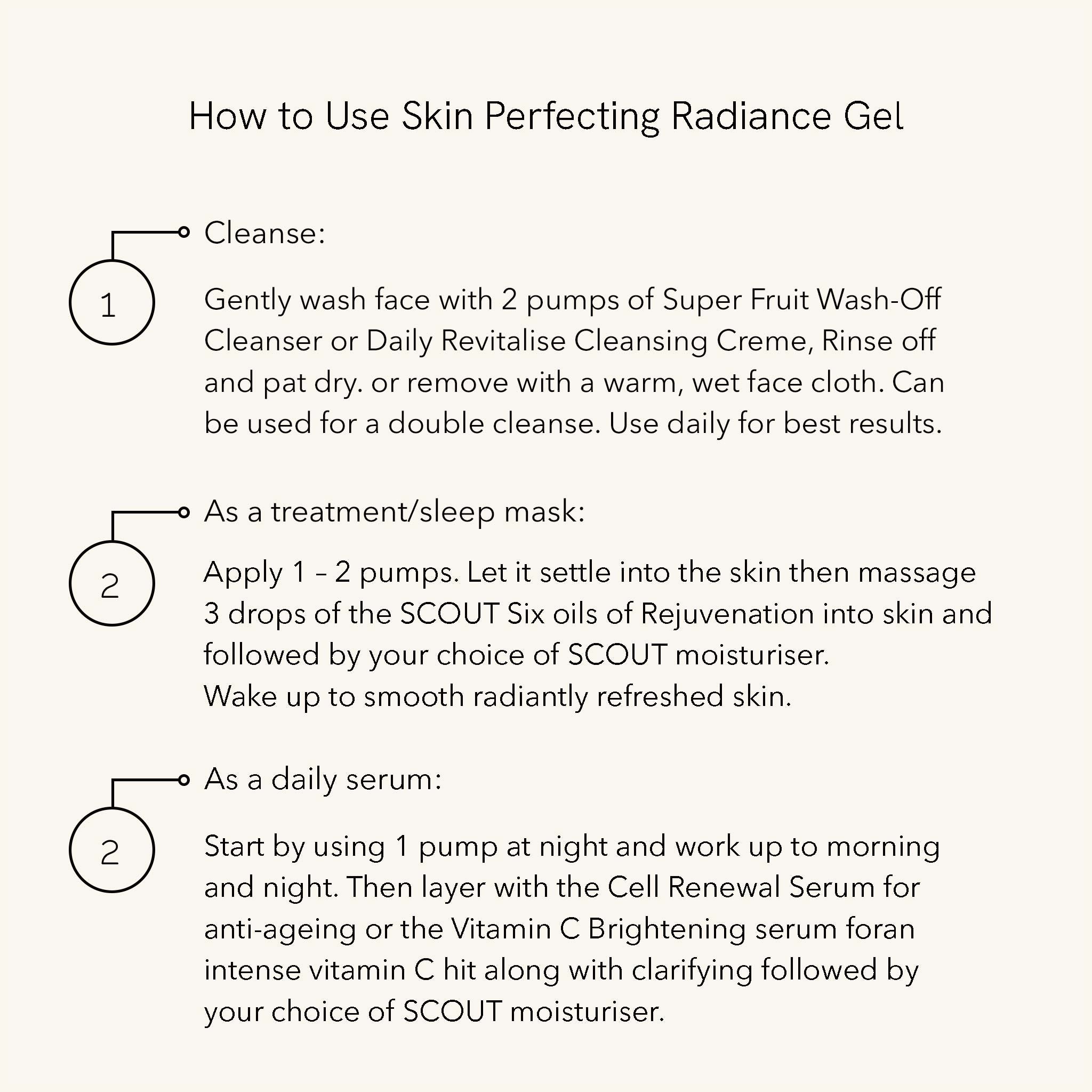 Skin Perfecting Vitamin C Gel with Lilli Pilli, Licorice, Emu Apple and Vitamin C