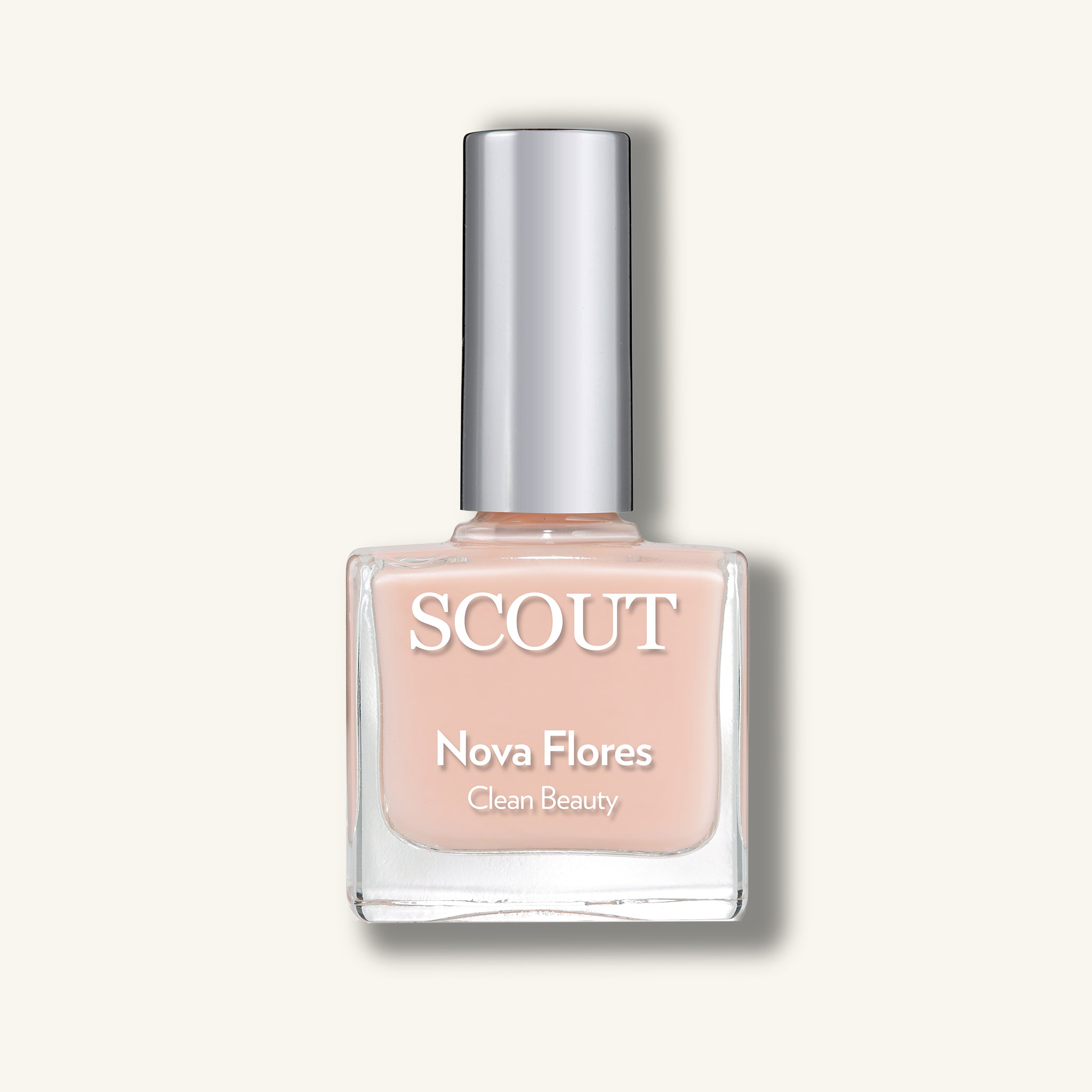 COUT Just Like Heaven non-toxic nail polish in soft nude-pink shade for a natural, polished finish.
