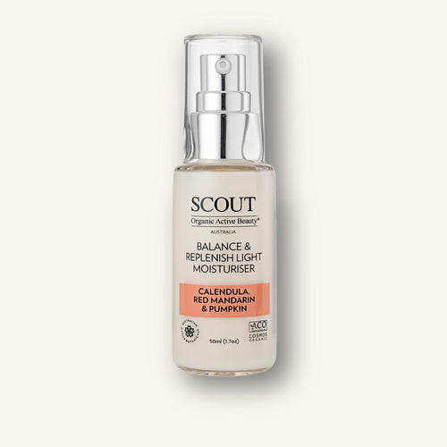 Balance & Replenish Light Moisturiser with Calendula, Red Mandarin & Pumpkin