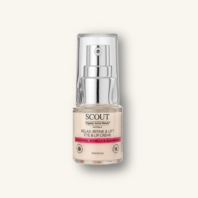 Relax + Refine + Lift Eye & Lip Crème With Bakuchiol, Acmella & Quandong